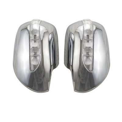 Chrome Car Door Mirror Covers With Led Light Trim For Toyota 4Runner 2003-2009 B