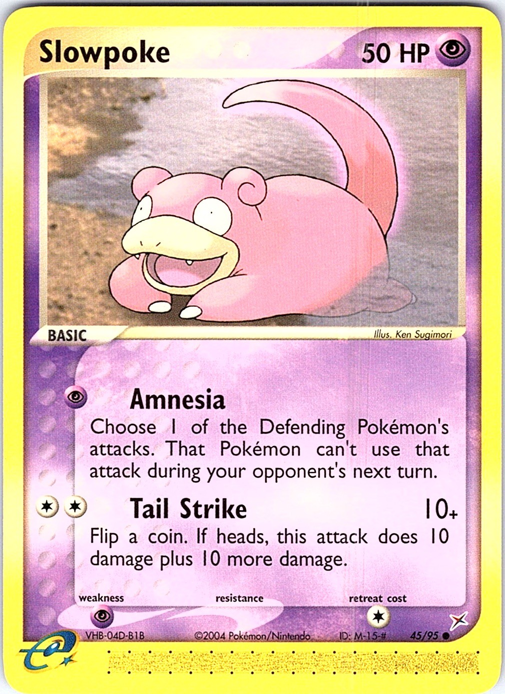 Slowpoke Common Team Magma vs Team Aqua 45/95 NM