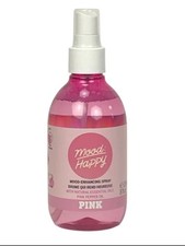 VICTORIA  S SECRET PINK HAPPY MOOD ENHANCING BODY MIST SPRAY SPLASH 8 oz NEW