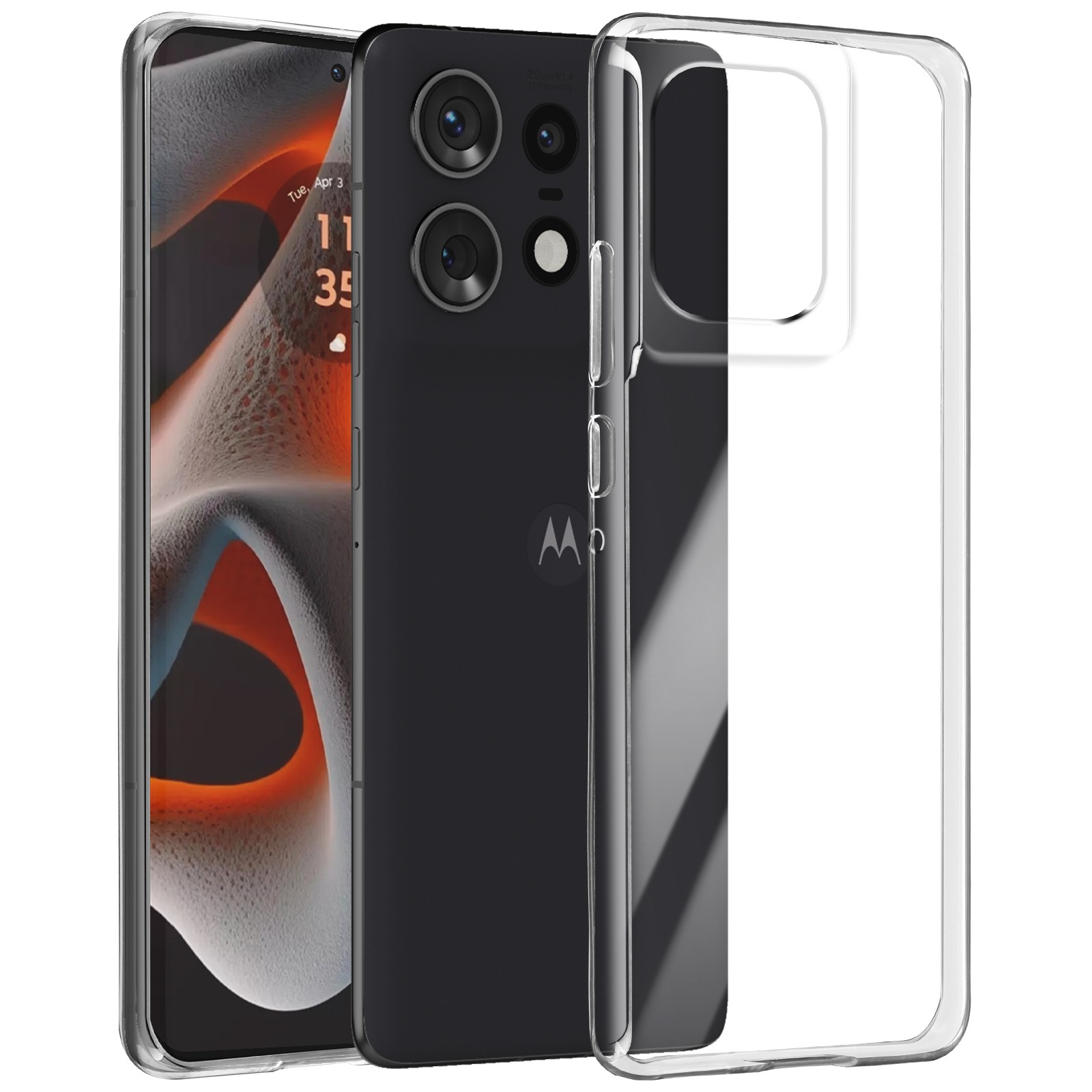 Coque Edge 50 Pro fine anti-poussière pour éliminer les rayures de poche