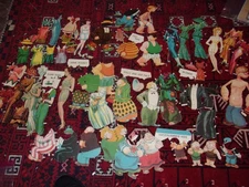 RARE Comics Paper Doll Cutout Book cut, vintage Kings Sydicate Saalfield, 1935