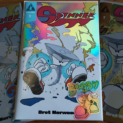 Spinner #1 Premiere Edition Comic Limited FOIL - Random #/100 Bret Norwood 2025