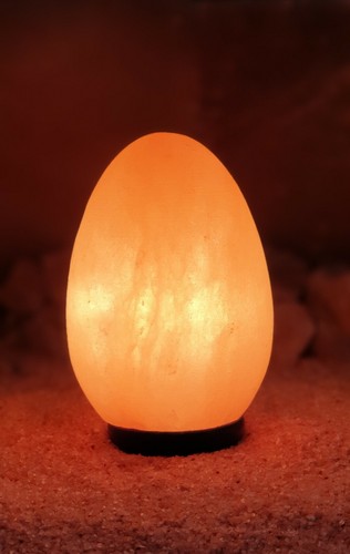 Himalayan Pink Rock Salt Lamp ( Oval/Egg ) Shape - Picture 5 of 6
