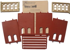 Woodland Scenics Design Preservation 2 Story Arched Low 2-Window HO Scale 30110