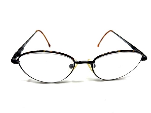 Fendi Eyeglasses Frame F 35 Tortoise Shiny Black 50-17-135 Metal :512