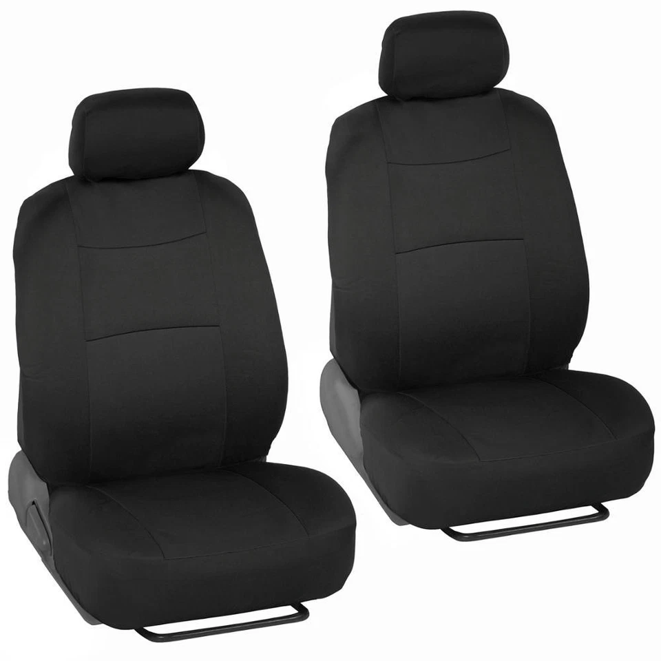 Fundas de asiento de coche para Volkswagen Jetta 2 tonos color negro con banco dividido Foto 2 de 4