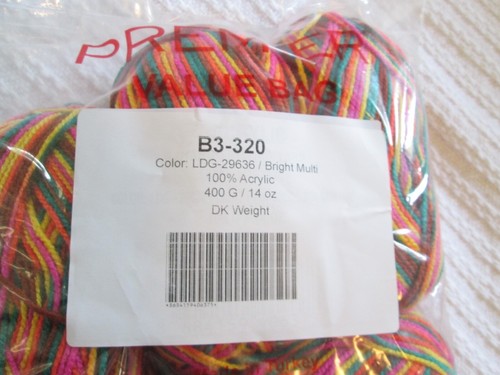Premier Yarns Value Bag Yarn Lot - 14 oz. DK Weight Yarn - "Bright Multi" - Picture 3 of 4