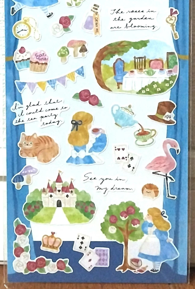 MIND WAVE Petit Theatre Sticker Fairy Tale Alice in Wonderland Kid MADE IN JAPAN - Image 3 of 3