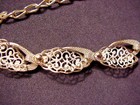 Eloxal Filigree Necklace Vintage Mid Century Anodized Aluminum Lovely Dainty — photo 6