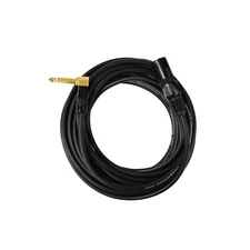Audio2000's C17050 50 Ft 1/4" TS Right Angle to XLR Male Gold Plated Cable