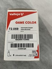 Vallejo Game Color Paint Hammered Copper Metallic 6pc Box