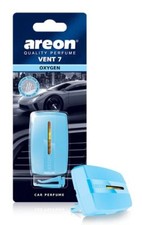 Areon Vent 7 Car Perfume Vent Clip AC and Fan Air Freshener, Oxygen Scent