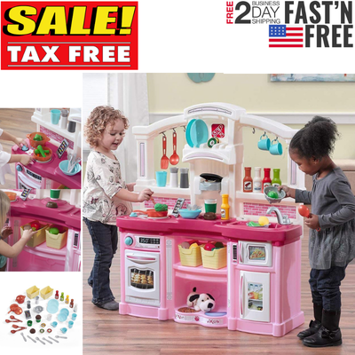 Kitchen Playset For Kids Boy And Girls Pretend Play Refrigerator