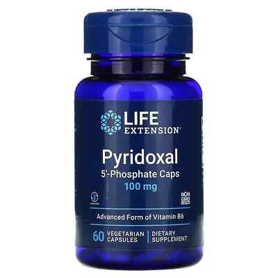 Life Extension Vitamin B6 Pyridoxal 100mg 60 caps