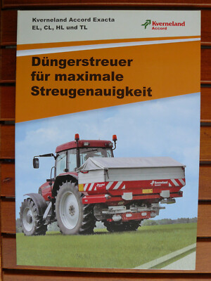 465) Kverneland Accord Exacta Düngerstreuer - Prospekt Brochure 2005