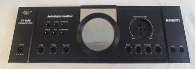 PYLE PRO PT-1100 Hybrid Audio Digital Amplifier FRONT PANEL 