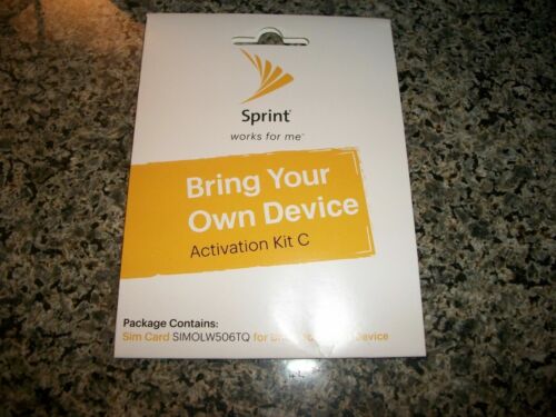 SPRINT SAMSUNG GALAXY S9+ PLUS SIM CARD KIT C SIMOLW506TQ NEW - Picture 1 of 1