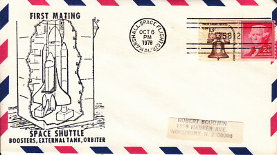 Space Shuttle STS 1st Mating Booster,External Tank Orbiter NASA C, MSFC 06.10.78