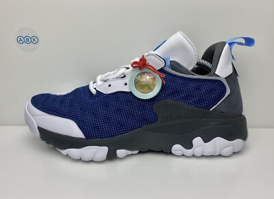 Nike Air Jordan Delta 2 SP x Clot AJ 13 Flint Sneaker White University Blue