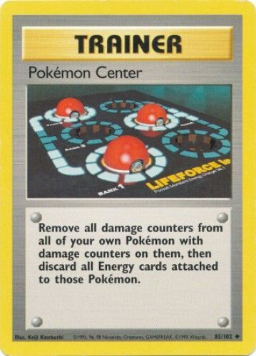 Pokemon Card - Base 85/102 - POKEMON CENTER (uncommon) - NM