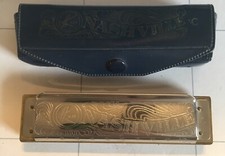 Vintage Kay Nashville C Harmonica with case diatonic 10-hole