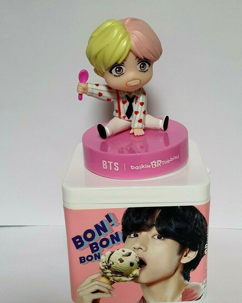BTS Baskin Robbins empty Limited Block Pack Set + tiny tan Figure