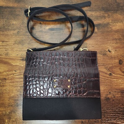 Rowallan Brown Leather Passport Body Travel Companion Crossbody
