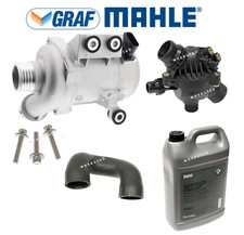 Electric Water Pump Thermostat Hose Coolant 4pc For Bmw 128i 325i 328i 330 Xi