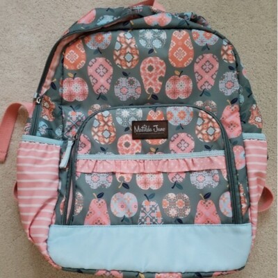 Matilda Jane Cece Apple Print Backpack Back to School | eBay display picture 1