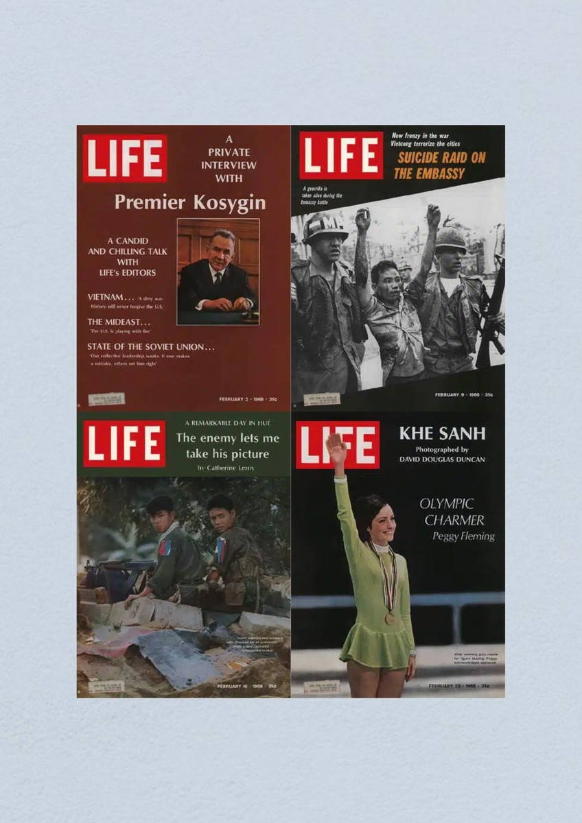 Life Magazine Lot of 4 Full Month of February 1968 2, 9, 16, 23 | eBay