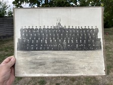 ANCIENNE PHOTO PERSONNAGES EN UNIFORMES POLICE,  PILLUS LOOZ