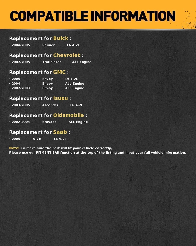 3342527A Alternator For Buick Rainier Chevy Trailblazer GMC Envoy 2002-2005 2006 - Image 2 of 4