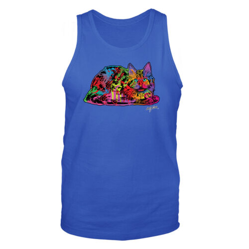 Katze Lüge Tiere Haustier lustiger Witz Humor humorvolle Grafik Neuheit Tanktop - Bild 7 von 8