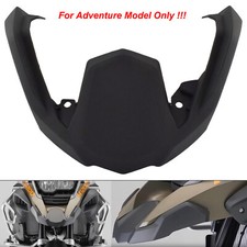 Front Fender Lip Beak Extension Nose Cone Black For BMW R1200GS LC ADV 2018-2022