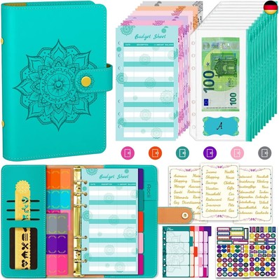 Aocii Budget Planner Deutsch Budget Binder A6 - Budgetplaner Finanzplaner,