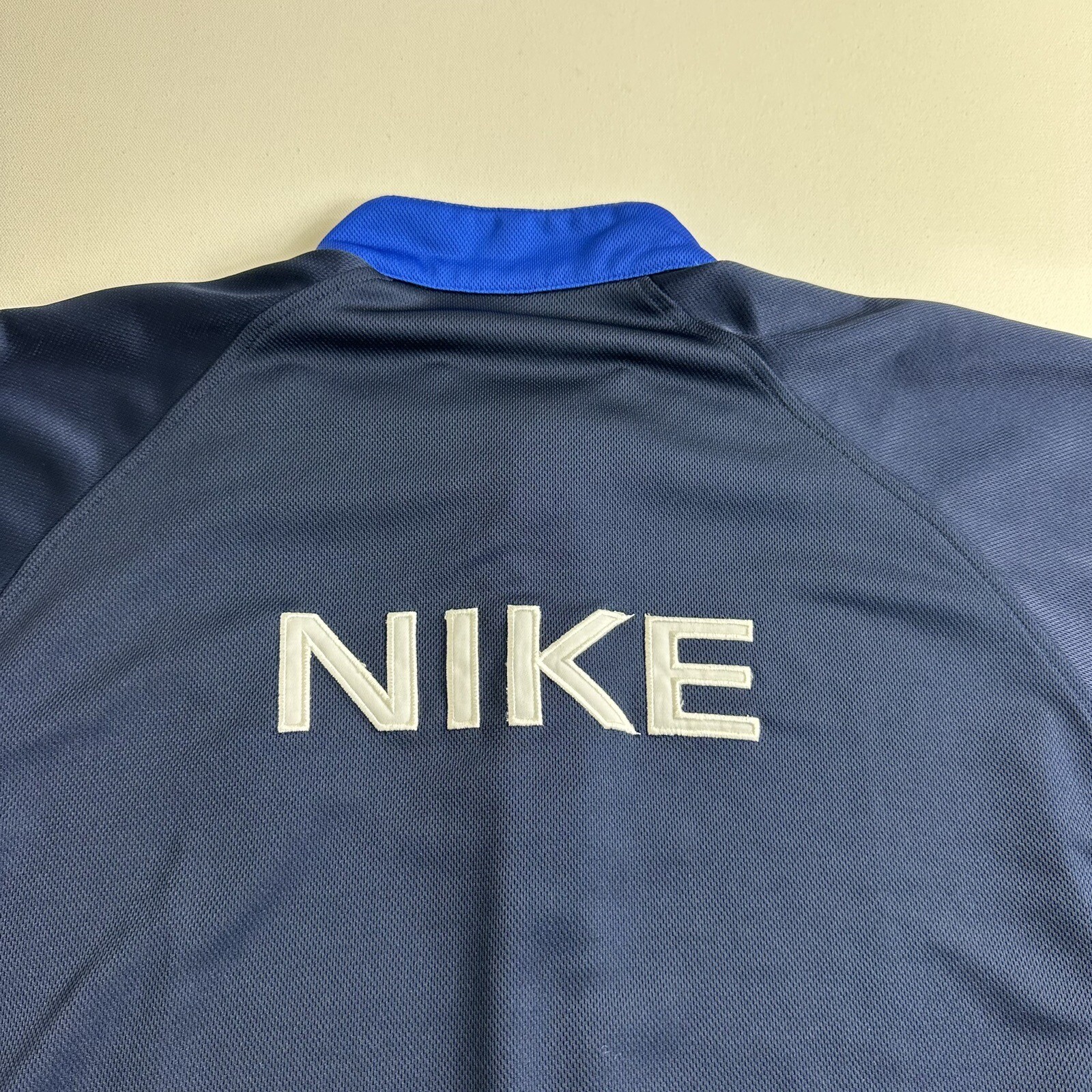 SACAI X NIKE Giacca Nike Basketball Warm Up Track Vintage anni 90 Blu Uomo Taglia Large Full Zip