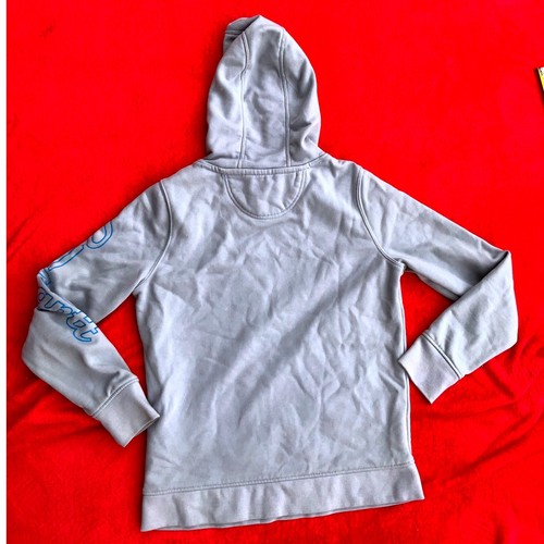 Carhartt Hoodie Pullover Sweatshirt Spell Out Logo Gray Activewear Sz M - Picture 6 of 7