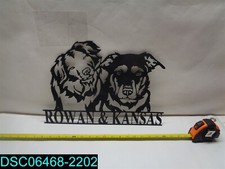 new with scratches Personalized Metal Sign 12" X 17" X1/16" ROWAN  KANSAS