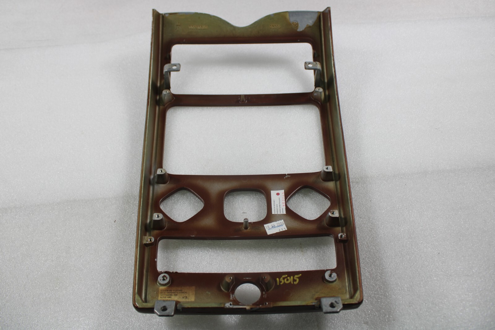 Maserati Quattroporte, Dash Radio Bezel, Wood Trim, Used, P/N 981336680