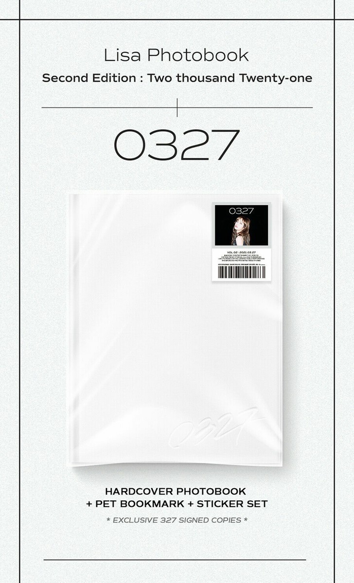 K-POP・アジア Lisa photobook 2nd edition BLACKPINK LISA PHOTO BOOK 0327 VOL.2 SECOND EDITION /PHOTOBook+