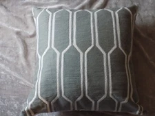 Decorative Gray Patterned Throw Pillow Bed Couch Sofa Home Decor NEW!