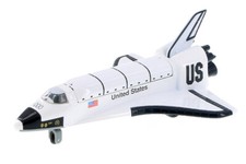 USA Space Shuttle Diecast Pullback Toy 7 1/2 inches