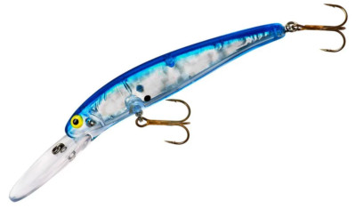   Bomber Wobbler Deep Long A, B-24A PTL - Silver Prism / Blue Back für Hecht  