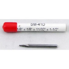 Carbide Burr (SM-41D) Pointed Cone - Double Cut - 1/8 x 1/8 x 11/32 x 1 1/2