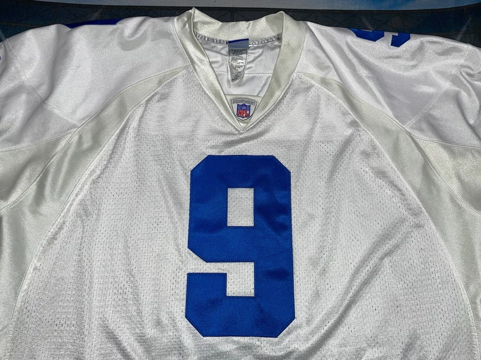 Camiseta deportiva Tony Romo #9 Dallas Cowboys Reebok Equipment talla 56 usada cosida Foto 2 de 4