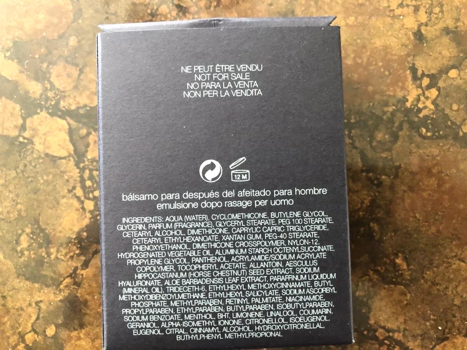 Bálsamo para después del afeitado Prada para hombre 1,7 oz/50 ml nuevo con caja huele delicioso (solo 1) Foto 3 de 4