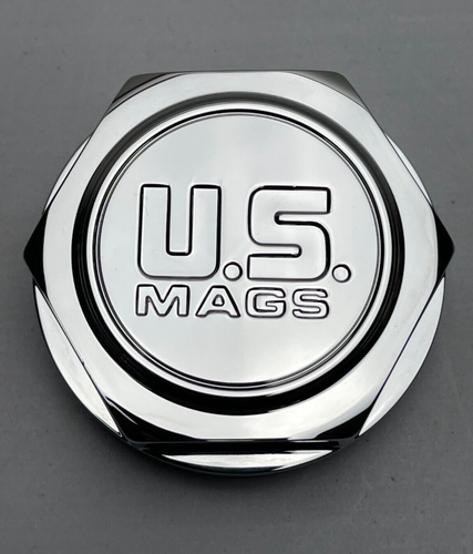 Ce38 USED U.S. Mags Chrome Push In Wheel Center Cap W/O-Ring 1002-47P CAP M ...