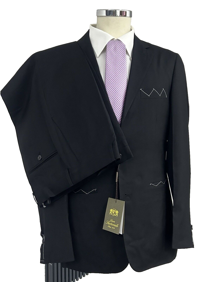 Men's Black Dress Tasmania Calibrated Drop Big Sizes 57 59 61 63