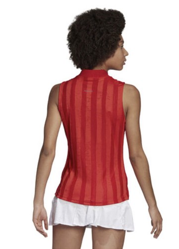 NWT Adidas XS T Match Eng Tank Top Women's Tennis Red MSRP $60 - Picture 2 of 7