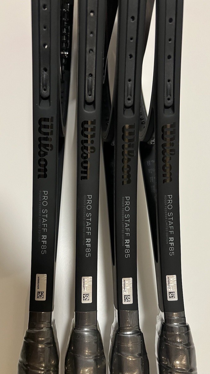 Wilson Pro Staff RF85 Tennis Racquet - Black (WRT73591) for